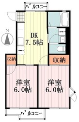 ファミール小金井の物件間取画像